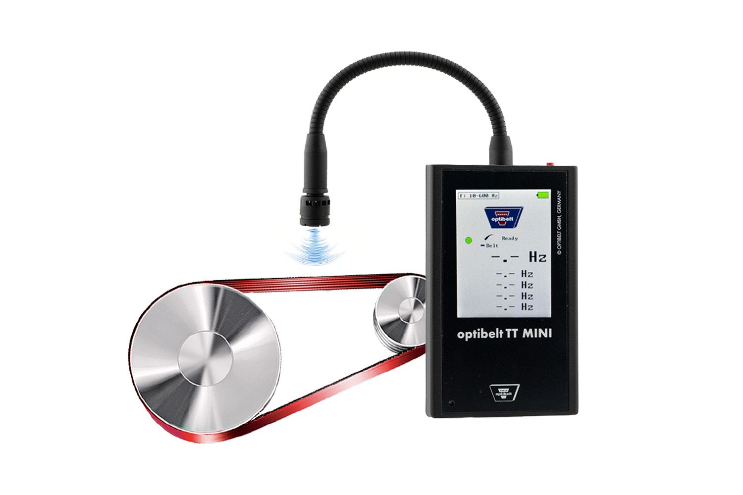 optibelt TT MINI — akustična meritev